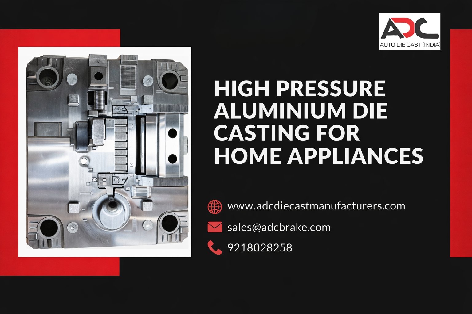 Improve Home Appliance Component Quality with High Pressure Aluminium Die Casting